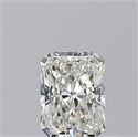 Natural Diamond 0.51 Carats, Radiant with  Cut, I Color, VVS1 Clarity and Certified by GIA