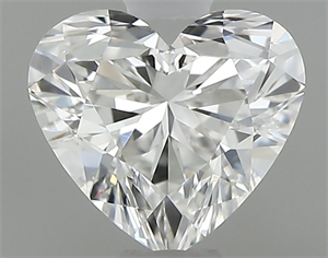 Picture of Natural Diamond 0.50 Carats, Heart with  Cut, G Color, VS1 Clarity and Certified by GIA