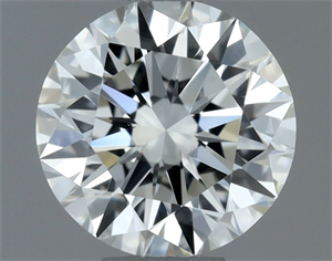 Foto Diamante Natural 0.60 quilates, Redondo , Color H, claridad VVS2 y certificado IGI de