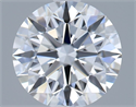 Lab Grown Diamond 1.48 Carats, Round with Ideal Cut, D Color, VVS2 Clarity and Certified by IGI