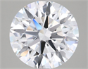 Lab Grown Diamond 4.01 Carats, Round with Ideal Cut, E Color, VVS2 Clarity and Certified by IGI