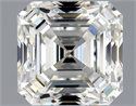 Natural Diamond 2.01 Carats, Asscher with  Cut, I Color, IF Clarity and Certified by GIA