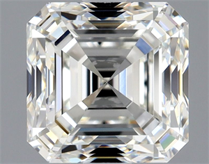 Picture of Natural Diamond 2.01 Carats, Asscher with  Cut, I Color, IF Clarity and Certified by GIA