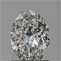 Natural Diamond 0.80 Carats, Oval with  Cut, H Color, VVS1 Clarity and Certified by GIA