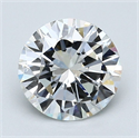 Diamante Natural 1.69 quilates, Redondo , Color H, claridad VVS1 y certificado GIA
