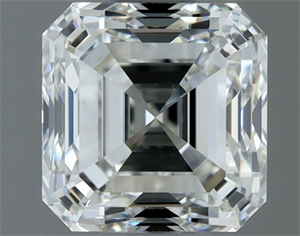 Picture of Natural Diamond 1.01 Carats, Asscher with  Cut, G Color, VS1 Clarity and Certified by IGI