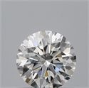 Natural Diamond 0.53 Carats, Round with Excellent Cut, E Color, VVS1 Clarity and Certified by GIA