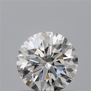 Picture of Natural Diamond 0.53 Carats, Round with Excellent Cut, E Color, VVS1 Clarity and Certified by GIA
