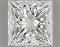1.20 Carats, Princess Diamond with  Cut, G Color, VVS1 Clarity and Certified by GIA