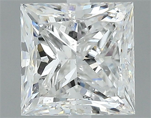 Foto Diamante Natural 2.00 quilates, Princesa , Color F, claridad SI2 y certificado GIA de