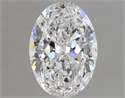 1.50 Carats, Oval Diamond with  Cut, D Color, SI2 Clarity and Certified by GIA