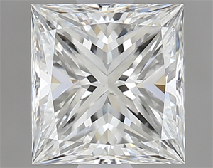 Picture of 1.01 Carats, Princess Diamond with  Cut, F Color, VS2 Clarity and Certified by GIA