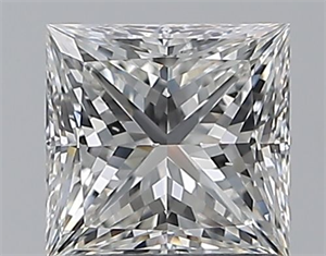 Picture of Natural Diamond 1.03 Carats, Princess with  Cut, G Color, VS2 Clarity and Certified by GIA