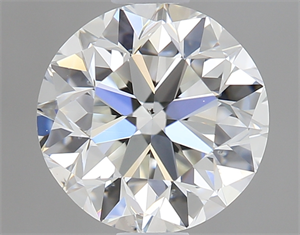 Picture of 0.90 Carats, Round Diamond with Very Good Cut, I Color, SI1 Clarity and Certified by GIA