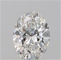 Diamante Natural 0.50 quilates, Ovalado , Color F, claridad VS2 y certificado GIA