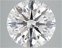 Lab Grown Diamond 7.60 Carats, Round with Ideal Cut, G Color, SI1 Clarity and Certified by IGI