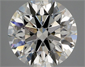 Natural Diamond 3.11 Carats, Round with Excellent Cut, I Color, VS1 Clarity and Certified by GIA