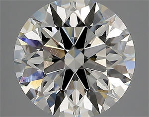 Picture of Natural Diamond 3.11 Carats, Round with Excellent Cut, I Color, VS1 Clarity and Certified by GIA