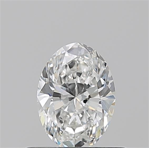 Foto Diamante Natural 0.51 quilates, Ovalado , Color F, claridad VS1 y certificado GIA de