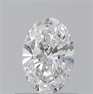 Picture of Natural Diamond 0.51 Carats, Oval with  Cut, F Color, IF Clarity and Certified by GIA