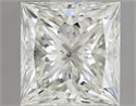 1.00 Carats, Princess Diamond with  Cut, J Color, SI2 Clarity and Certified by GIA