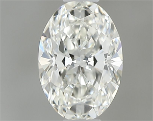 Picture of Natural Diamond 0.41 Carats, Oval with  Cut, I Color, VS1 Clarity and Certified by GIA