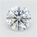 Lab Grown Diamond 6.10 Carats, Round with Ideal Cut, F Color, VVS1 Clarity and Certified by IGI