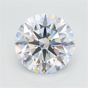 Picture of Lab Grown Diamond 6.10 Carats, Round with Ideal Cut, F Color, VVS1 Clarity and Certified by IGI
