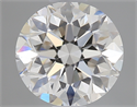 0.70 Carats, Round Diamond with Very Good Cut, I Color, VS1 Clarity and Certified by GIA