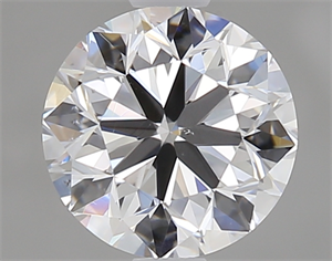 Picture of 0.80 Carats, Round Diamond with Very Good Cut, D Color, SI1 Clarity and Certified by GIA