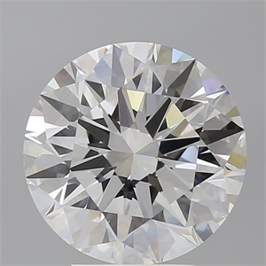 Picture of Lab Grown Diamond 4.55 Carats, Round with Ideal Cut, E Color, VVS2 Clarity and Certified by IGI