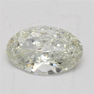 Picture of Natural Diamond 1.52 Carats, Oval with  Cut, K Color, SI1 Clarity and Certified by GIA