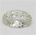 Natural Diamond 1.52 Carats, Oval with  Cut, K Color, SI1 Clarity and Certified by GIA