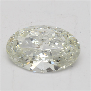 Picture of Natural Diamond 1.52 Carats, Oval with  Cut, K Color, SI1 Clarity and Certified by GIA