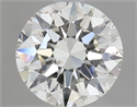 1.00 Carats, Round Diamond with Excellent Cut, J Color, SI2 Clarity and Certified by GIA