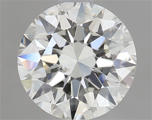 Picture of 1.00 Carats, Round Diamond with Excellent Cut, J Color, SI2 Clarity and Certified by GIA