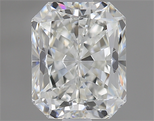 Picture of 1.01 Carats, Radiant Diamond with  Cut, H Color, VVS2 Clarity and Certified by GIA
