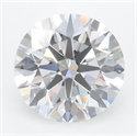 Lab Grown Diamond 3.41 Carats, Round with Ideal Cut, D Color, VVS1 Clarity and Certified by IGI