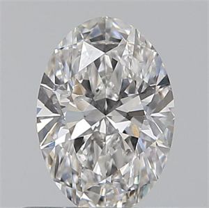 Picture of Natural Diamond 0.50 Carats, Oval with  Cut, F Color, SI2 Clarity and Certified by GIA