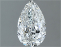Natural Diamond 0.71 Carats, Pear with  Cut, F Color, SI1 Clarity and Certified by GIA