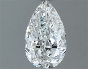 Picture of Natural Diamond 0.71 Carats, Pear with  Cut, F Color, SI1 Clarity and Certified by GIA