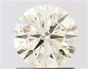 Diamante Natural 1.00 quilates, Redondo , Color K, claridad SI1 y certificado IGI