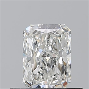 Picture of Natural Diamond 0.50 Carats, Radiant with  Cut, H Color, VVS1 Clarity and Certified by GIA