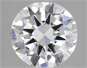 0.50 Carats, Round Diamond with Very Good Cut, F Color, SI2 Clarity and Certified by GIA