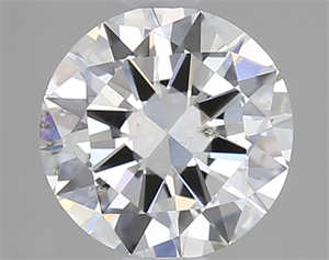 Picture of 0.50 Carats, Round Diamond with Very Good Cut, F Color, SI2 Clarity and Certified by GIA