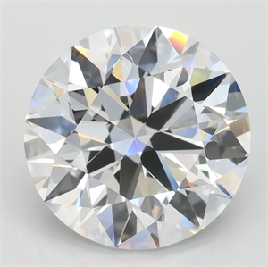 Picture of Lab Grown Diamond 4.02 Carats, Round with Ideal Cut, D Color, FL Clarity and Certified by IGI
