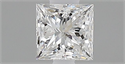 Natural Diamond 0.31 Carats, Princess with  Cut, E Color, VVS2 Clarity and Certified by GIA