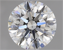 1.00 Carats, Round Diamond with Excellent Cut, H Color, SI1 Clarity and Certified by GIA