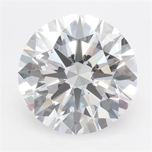 Picture of Lab Grown Diamond 3.03 Carats, Round with Ideal Cut, D Color, IF Clarity and Certified by IGI