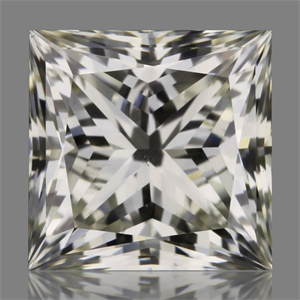 Picture of Natural Diamond 0.76 Carats, Princess with  Cut, L Color, VS2 Clarity and Certified by GIA